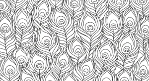 coloriage Paon pour bebe a imprimer