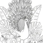 coloriage Paon à imprimer pdf gratuit