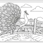 coloriage Paon a telecharger