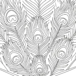coloriage Paon pour primaire