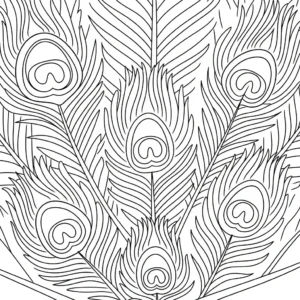 coloriage Paon pour primaire
