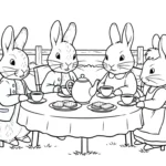 coloriage Peter Rabbit à imprimer pdf gratuit