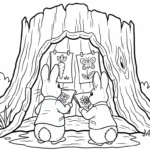 imprimer coloriage Peter Rabbit