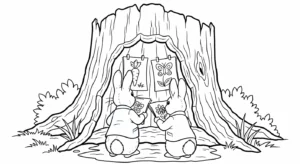 imprimer coloriage Peter Rabbit