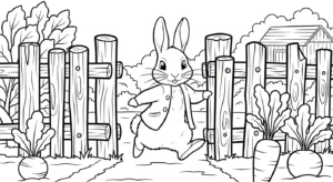 coloriage Peter Rabbit pour enfant gratuit