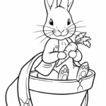 coloriage Peter Rabbit a imprimer gratuit