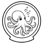 coloriage Pieuvre en ligne pour enfant