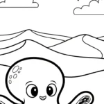 coloriage Pieuvre pour enfants à télécharger
