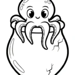 coloriage Pieuvre pour enfants a imprimer
