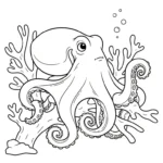coloriage Pieuvre gratuit