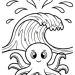 imprimer coloriage Pieuvre