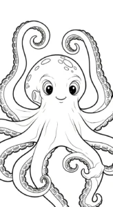 coloriage Pieuvre d