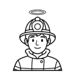 coloriage Pompier gratuit