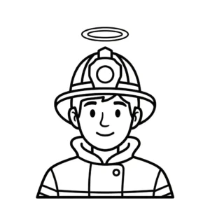 coloriage Pompier gratuit