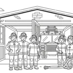 coloriage Pompier en ligne pour enfant