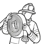 coloriage Pompier en ligne pour enfant