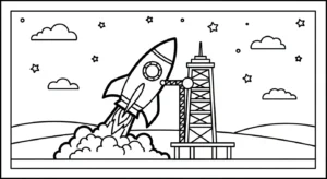 coloriage Science à imprimer pour enfant de 8 ans