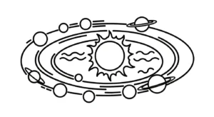 imprimer coloriage Science pour enfant