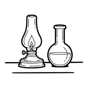 coloriage Science pour enfant de 4 ans