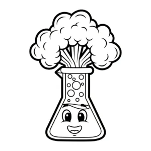 coloriage Science pour enfant de 2 ans
