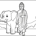 imprimer coloriage Siddhartha Gautama gratuit
