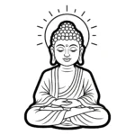 coloriage Siddhartha Gautama a imprimer gratuit