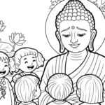 coloriage Siddhartha Gautama a imprimer gratuit