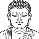 coloriage Siddhartha Gautama à imprimer a4