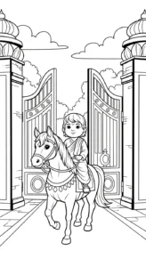 coloriage Siddhartha Gautama pour enfants a imprimer