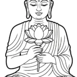 coloriage Siddhartha Gautama à imprimer