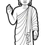 coloriage Siddhartha Gautama a telecharger