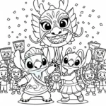 coloriage Stitch et Angel updated a dessiner en ligne