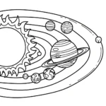 coloriage Système Solaire a imprimer gratuitement