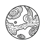 coloriage Système Solaire pour enfant a imprimer gratuit