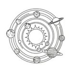 coloriage Système Solaire et dessins