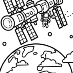 a imprimer coloriage Système Solaire gratuit