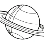 coloriage Système Solaire à imprimer a4