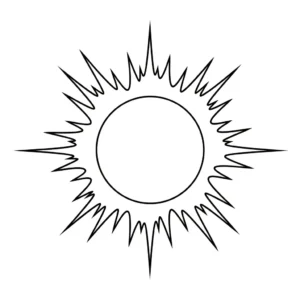 coloriage Système Solaire en ligne pour enfant