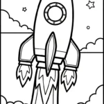 coloriage Système Solaire pour bebe a imprimer