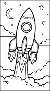 coloriage Système Solaire pour bebe a imprimer