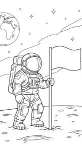 coloriage Système Solaire et découpage à imprimer