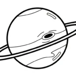 coloriage Système Solaire pour enfant à imprimer