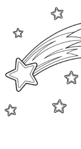 coloriage Système Solaire a imprimer pour enfant de 4 ans