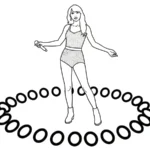 coloriage Taylor Swift à imprimer pour enfant de 2 ans