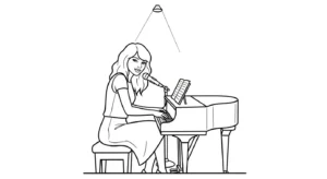coloriage Taylor Swift pour enfant de 4 ans