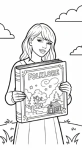 coloriage Taylor Swift et dessins