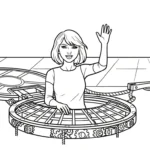 coloriage Taylor Swift gratuit en ligne