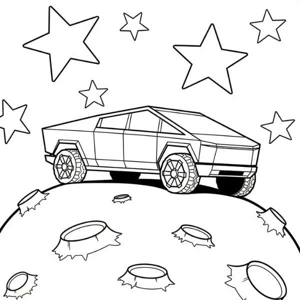 Tranh tô màu Tesla