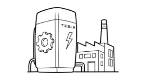 coloriage Tesla et découpage à imprimer