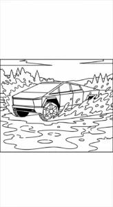 imprimer coloriage Tesla